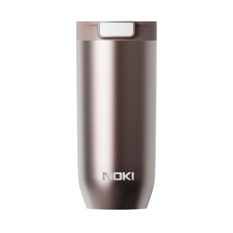 Noki Travel Paslanmaz Çelik Termos Kahve Kupası 490 ml Koyu Kahverengi resmi