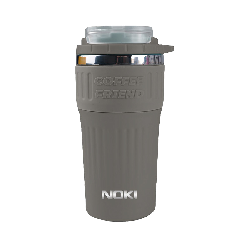Noki Premium Paslanmaz Çelik Termos Kahve Kupası 500 ml Siyah resmi