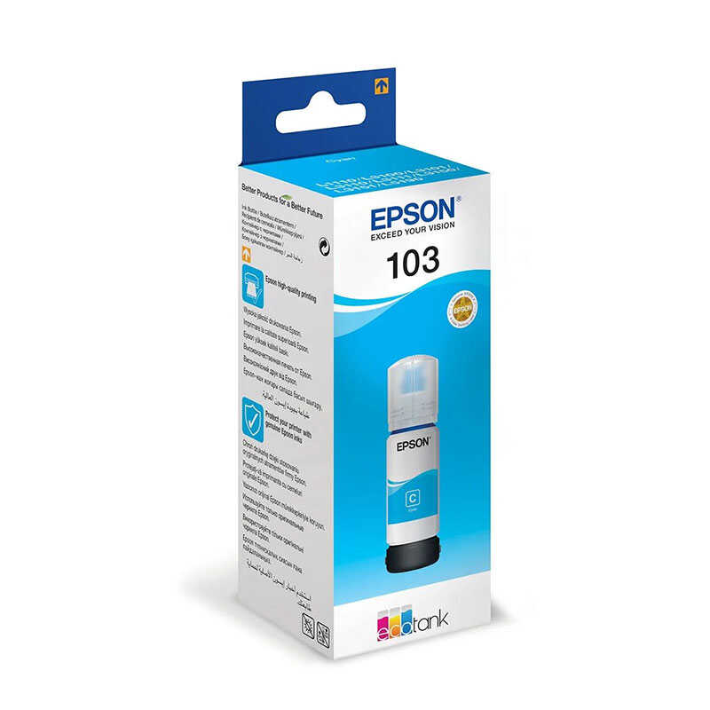 Epson Mürekkep No:103 C13T00S24A Mavi 65 ml