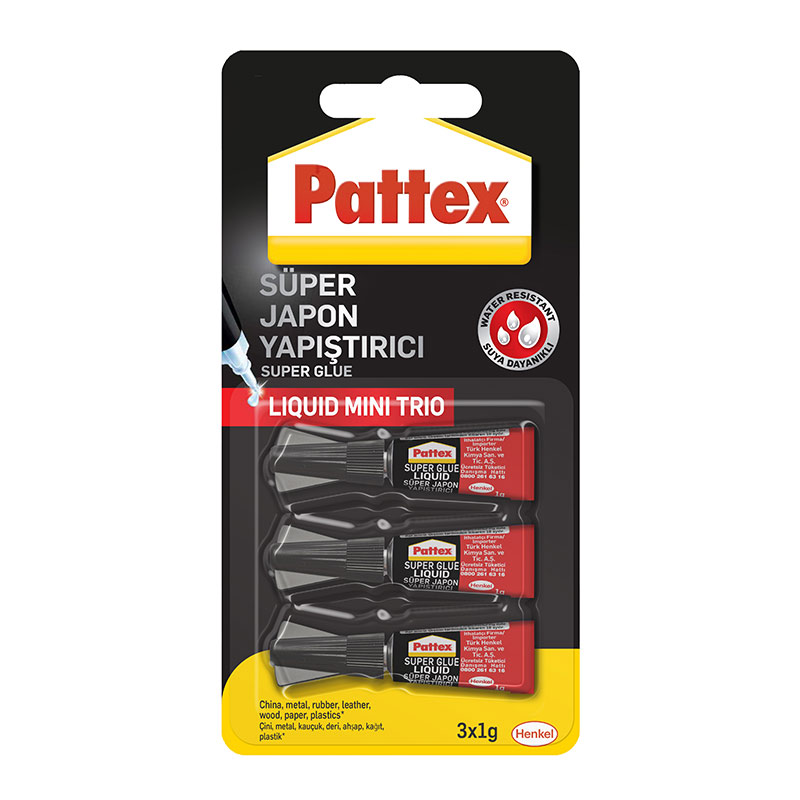 Pattex Japon Yapıştırıcı Süper Mini 3x1 gr resmi