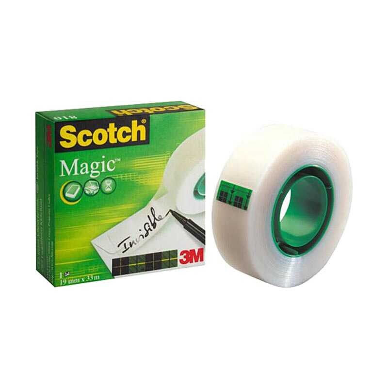 3M Scotch Magic 810 Görünmez Bant 19 mm x 33 m
