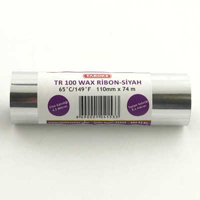 Taroks Wax Ribon Siyah 110x74 1/2 TR 100