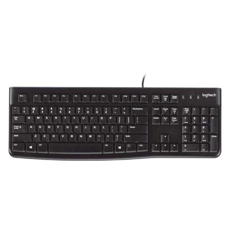 Logitech K120 USB Kablolu Türkçe Q Klavye - Siyah