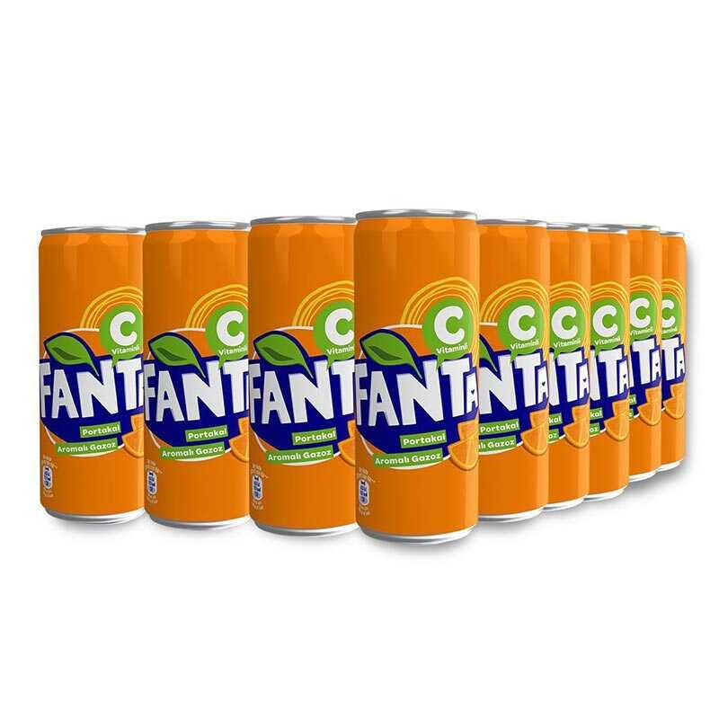 Fanta Kutu 330 ml 24'lü