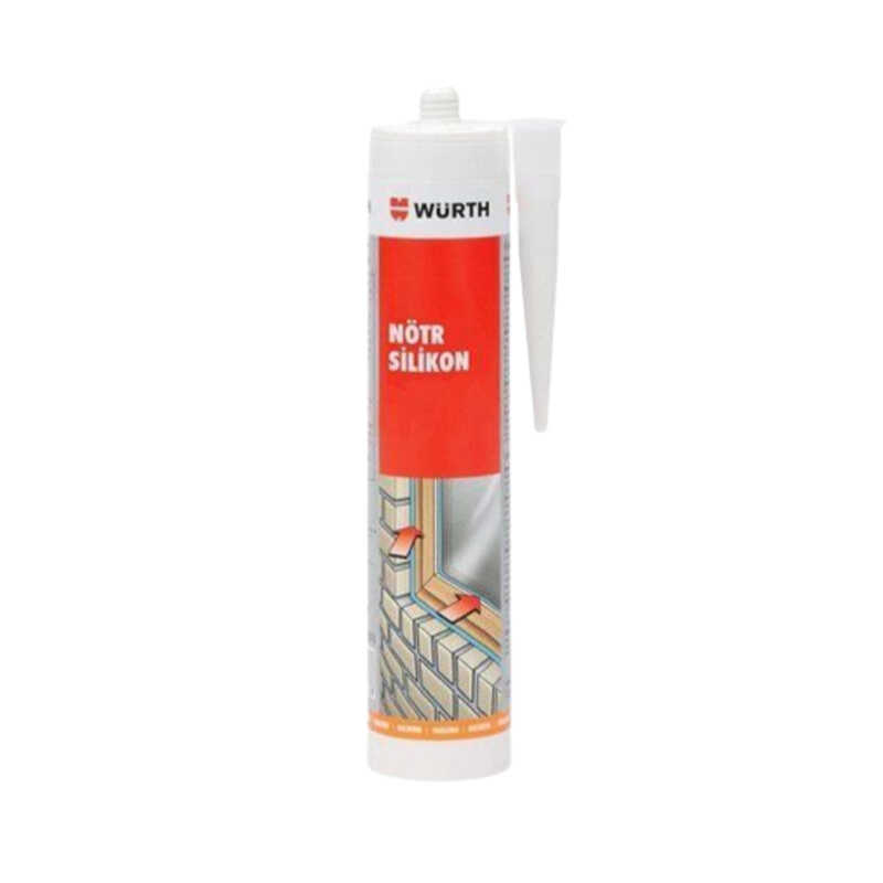 Würth Nötr Silikon Şeffaf 310 ml