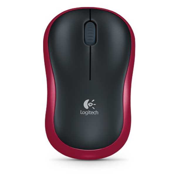 Logitech M185 Kablosuz Optik Mouse 1000 DPI Kırmızı