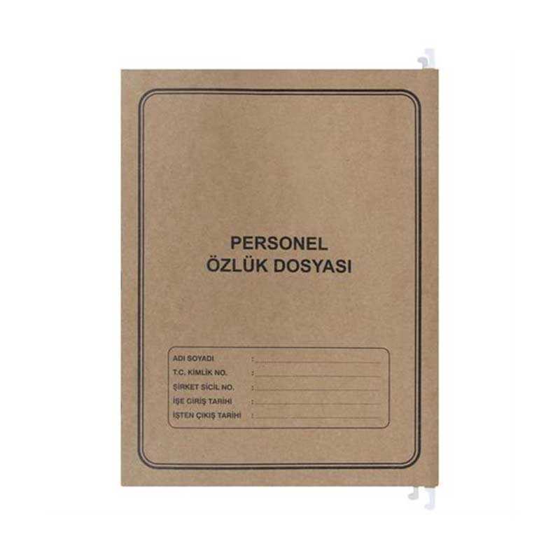 Tunakart P3003 Askılı Personel Özlük Dosyası 4 Bölmeli
