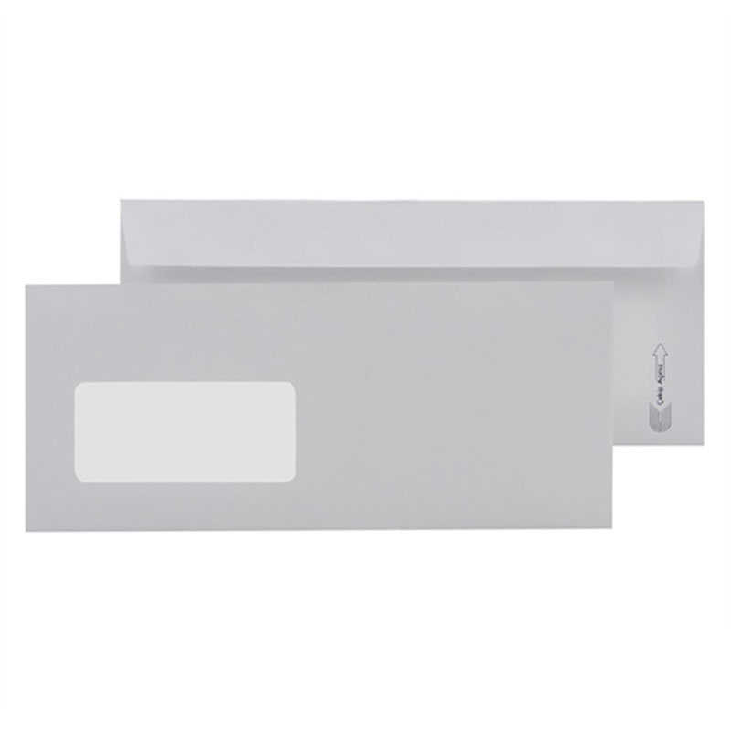 Asil AS-1005 Diplomat Zarf Pencereli 10,5x24 500'lü 110 gr Beyaz