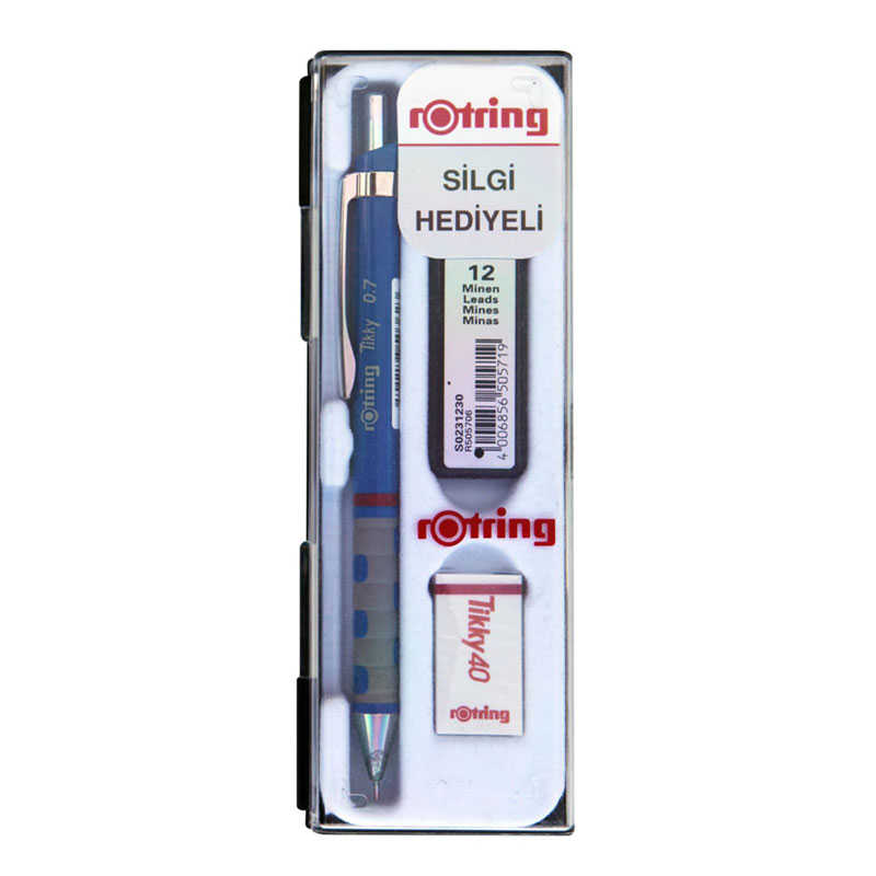 Rotring Tikky Versatil Uçlu Kalem Okul Seti 0.7 mm - Mavi