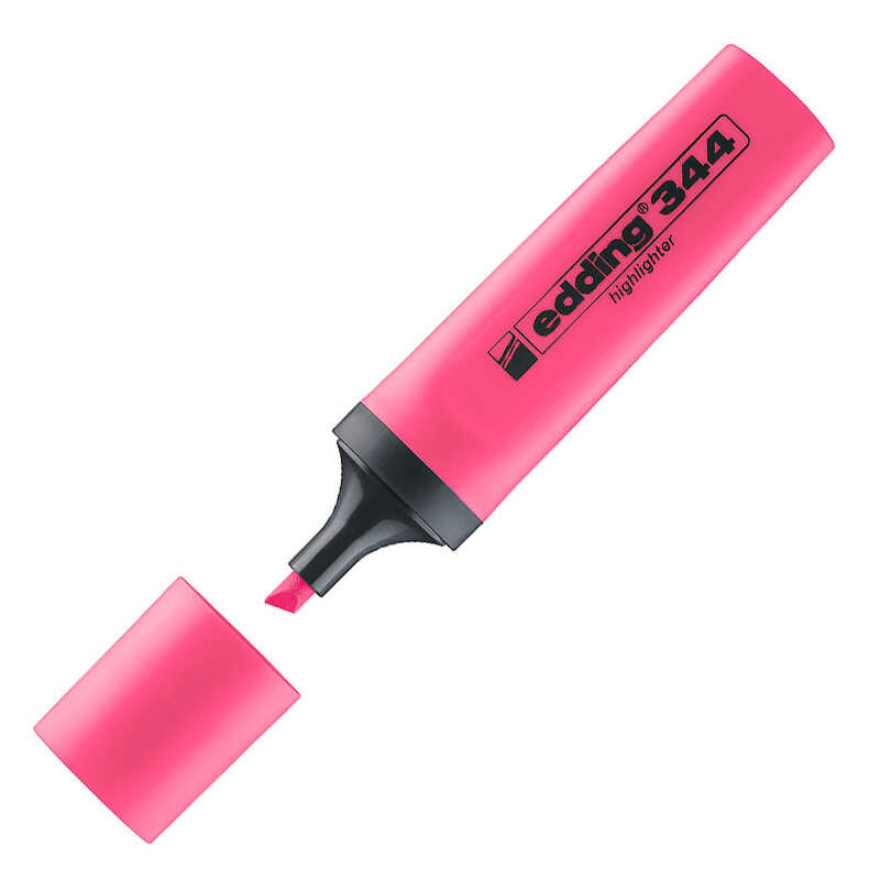 Edding 344 Fosforlu Kalem - Pembe