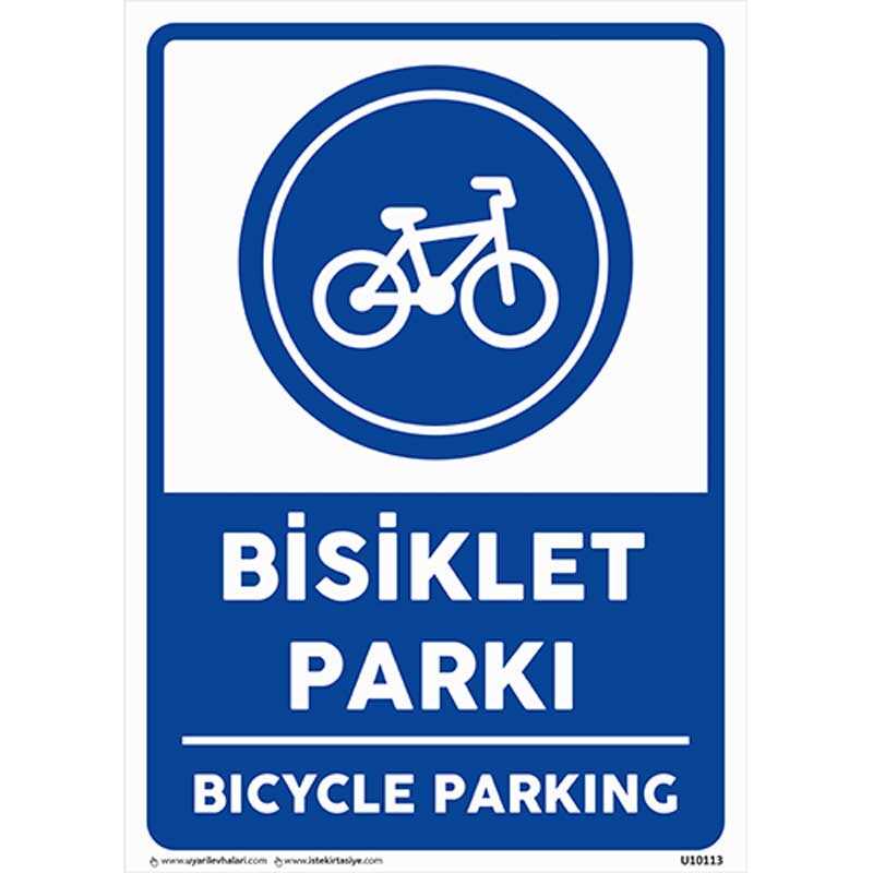 Bisiklet Parkı Uyarı Levhası U10113