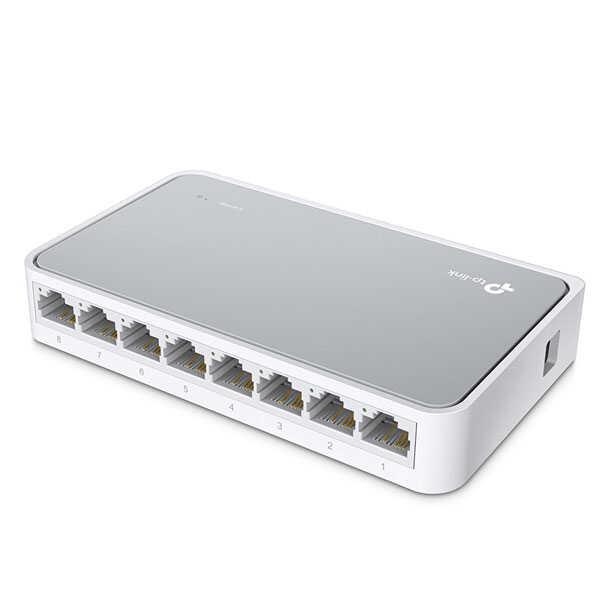 Tp-Link Mercusys MS108 8 Port 10/100 Mbps Switch Plastik Kasa