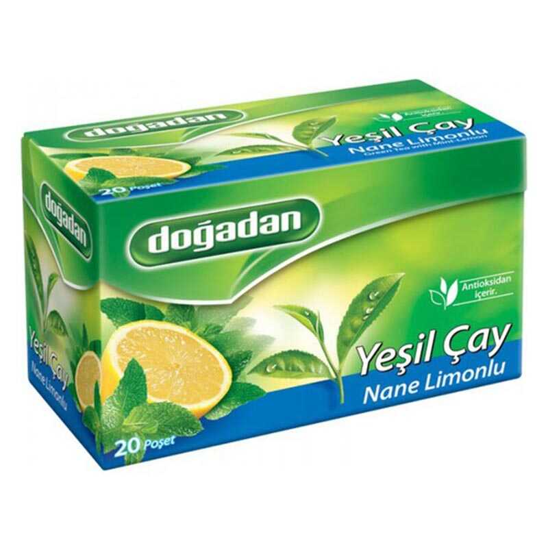 Doğadan Yeşil Çay Nane Limon 20'li Paket