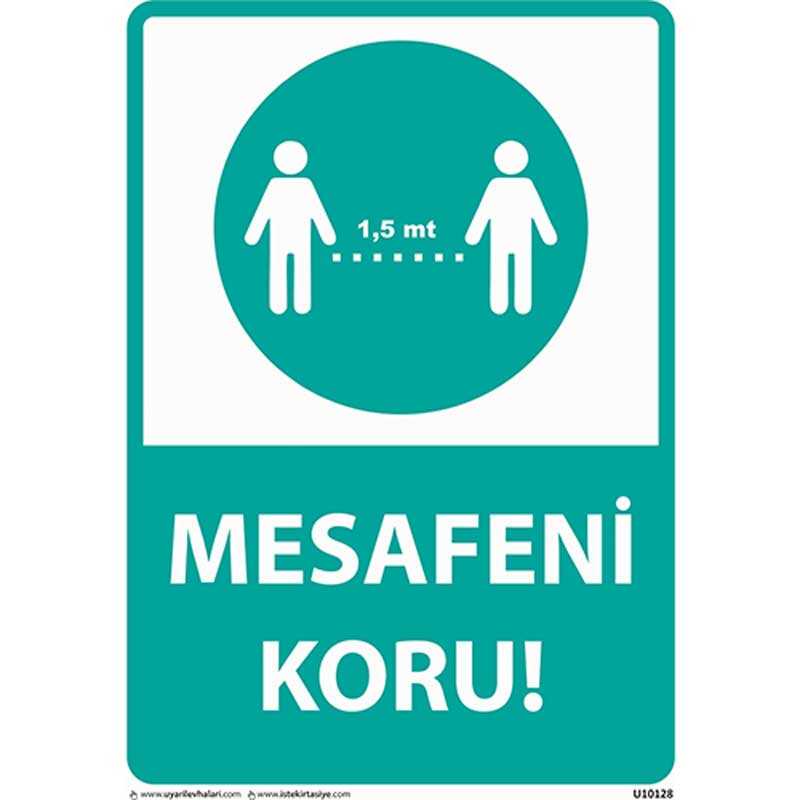 Mesafeni Koru Uyarı Levhası U10128