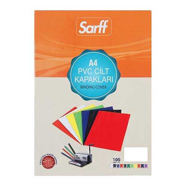 Sarff Pvc Cilt Kapağı 160 Mikron A4 100'lü Paket - Opak Beyaz 