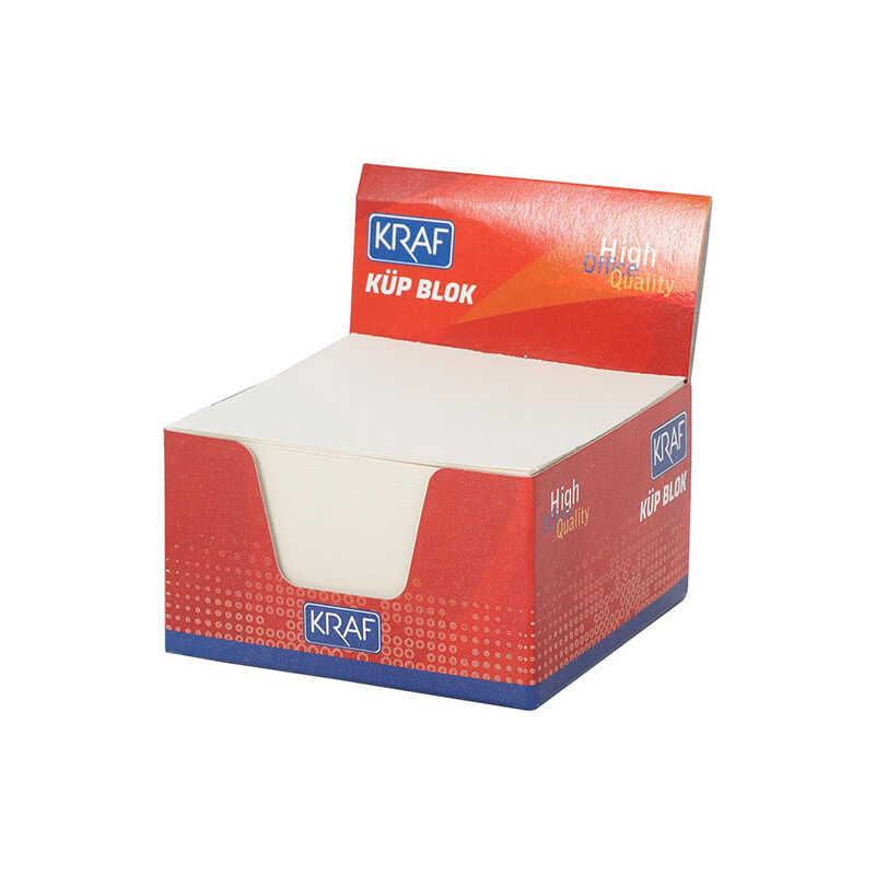 Kraf Küp Bloknot Beyaz 8X8 cm 115G