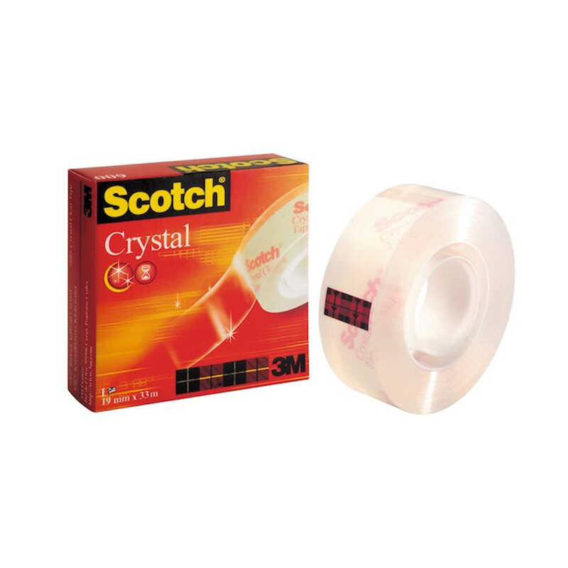 3M Scotch 600 Kristal Bant 19 mm x 33 m