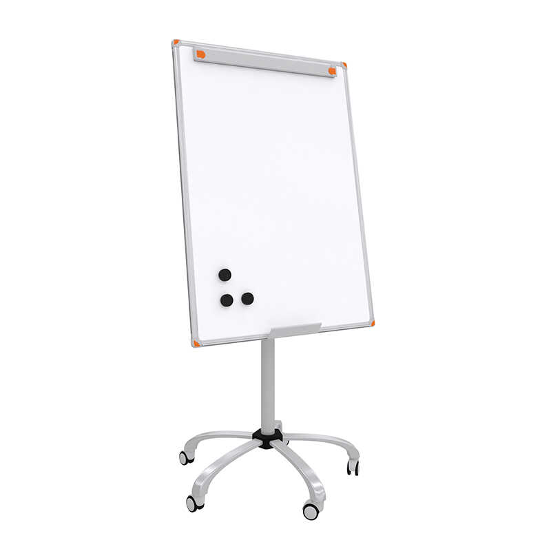 Panda Yıldız Mobil Ayaklı 5 Tekerlekli Flipchartlı Manyetik Yüzey Yazı Tahtası 70 x 100 cm PAN 580