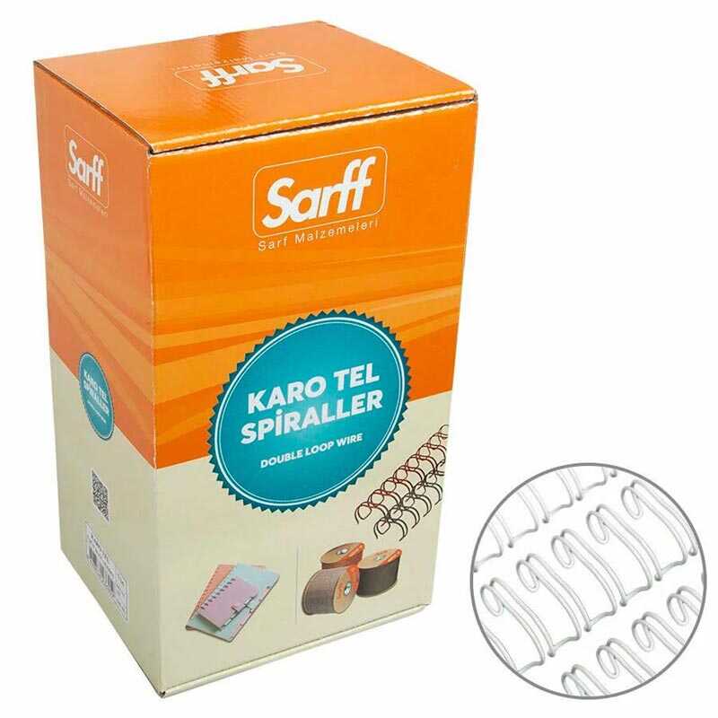Sarff Spiral Jbı Karo Tel 7/16 100'lü Paket - Beyaz