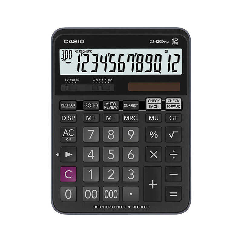 Casio DJ-120D Plus Masaüstü Hesap Makinesi 12 Haneli