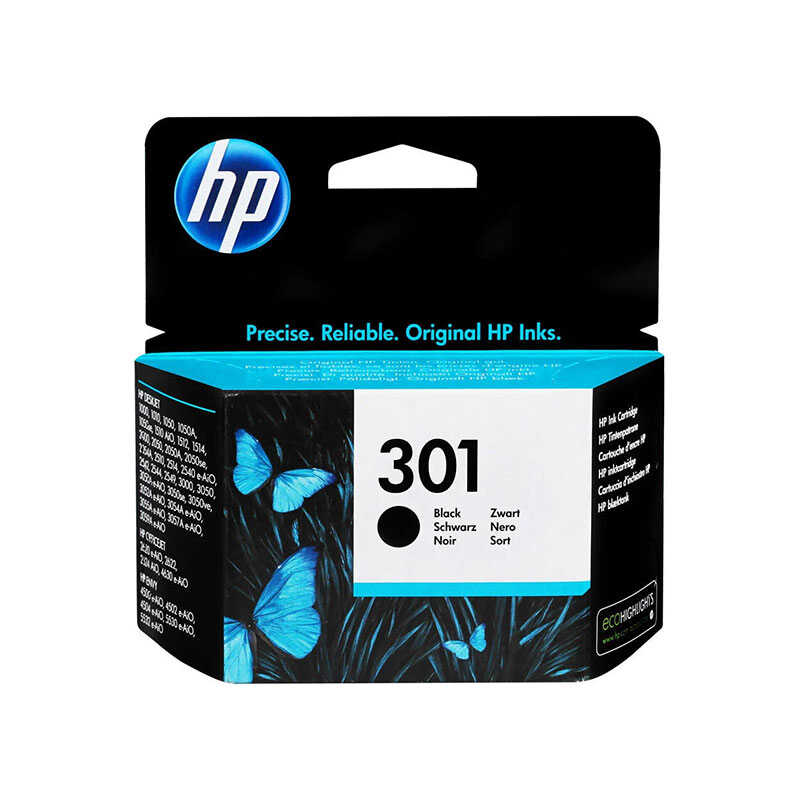 HP 301 CH561EE  Mürekkep Kartuş 190 Sayfa - Siyah