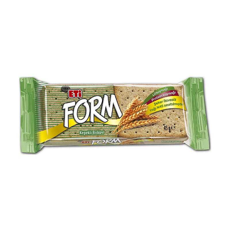 Eti Form Kepekli Bisküvi 45 Gr 24'lü Paket