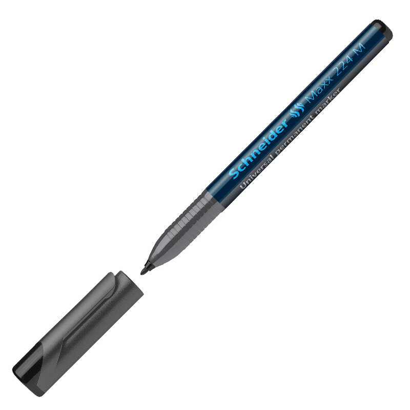 Schneider Maxx 224 OHP Asetat Kalemi M 1.0 mm - Siyah