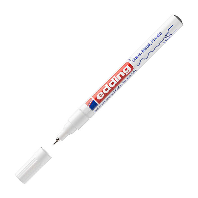 Edding E-780 Hobi Sanat Dekorasyon Kalemi 0.8 mm Beyaz