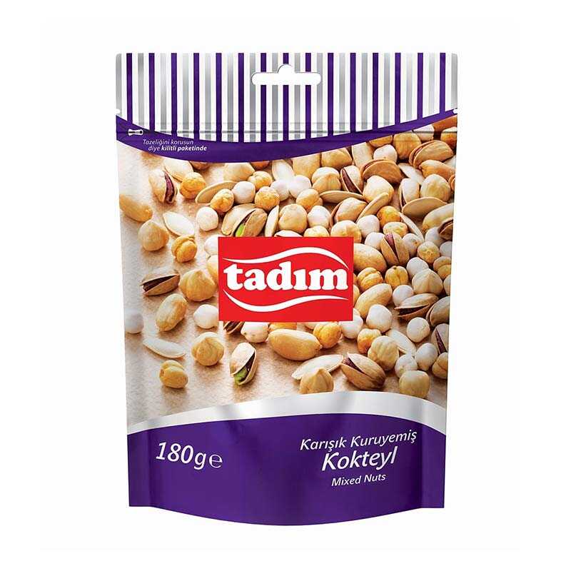 Tadım Kokteyl Karışık Kuruyemiş 180 gr