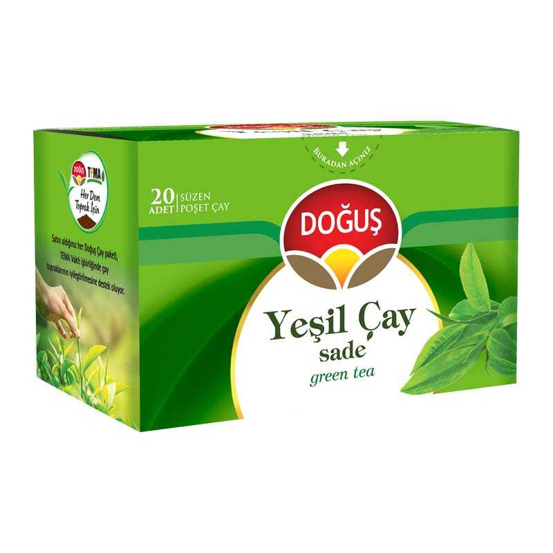Doğuş Yeşil Çay Sade 1.75 gr x 20 Adet