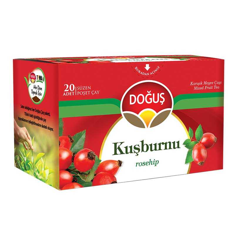 Doğuş Meyve Çayı Kuşburnu 2.5 gr x 20 Adet