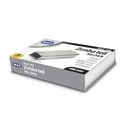 Mas 145 Zımba Teli No:24/6 1000'li Kutu - Beyaz