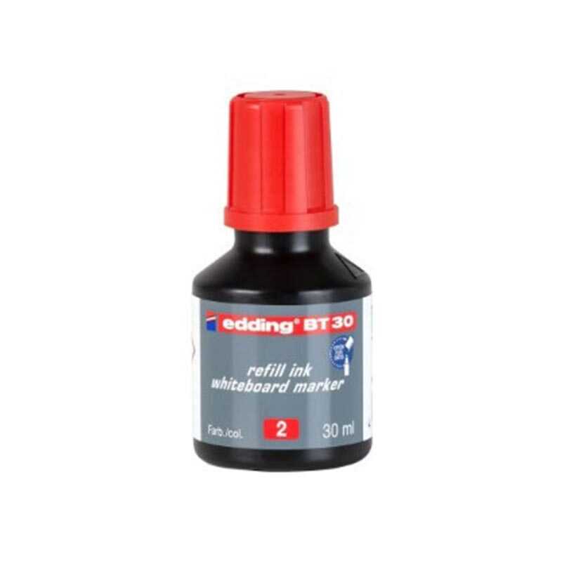 Edding BT-30 Beyaz Tahta Kalem Mürekkebi 30 ml - Kırmızı