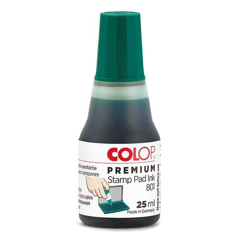 Colop Istampa Mürekkebi 25 ml  Yeşil