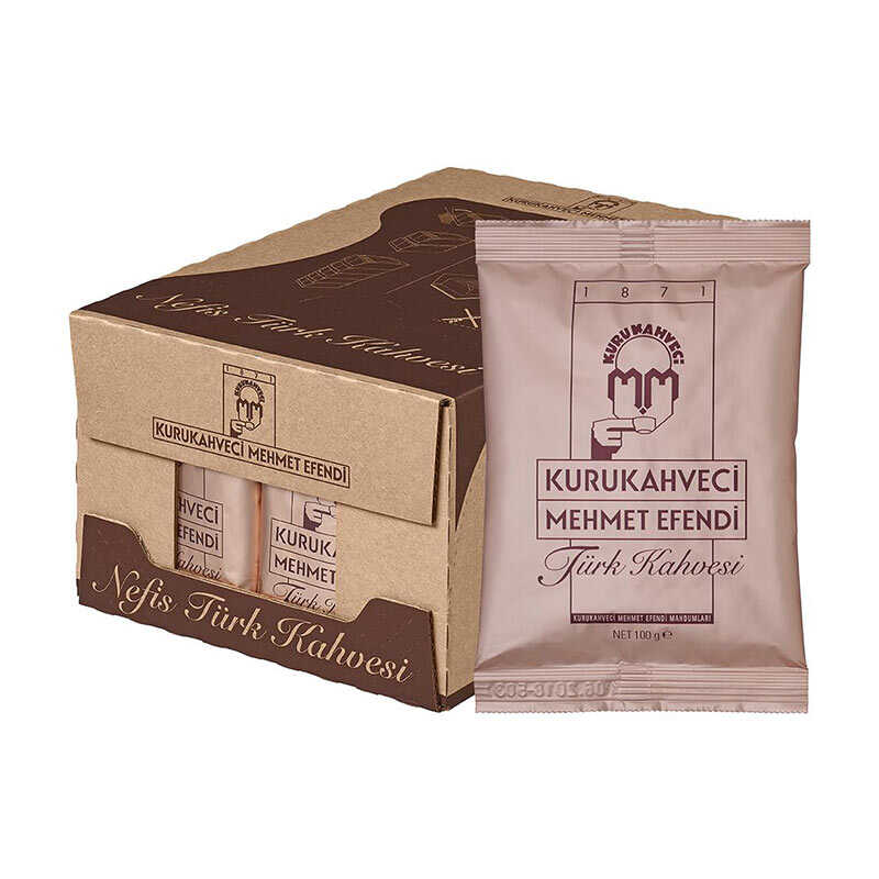 Kurukahveci Mehmet Efendi Türk Kahvesi 100 g x 25 Adet