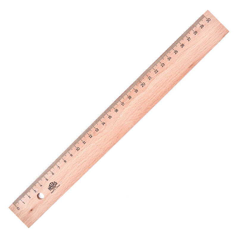 Hatas Tahta Cetvel 30 cm 00035