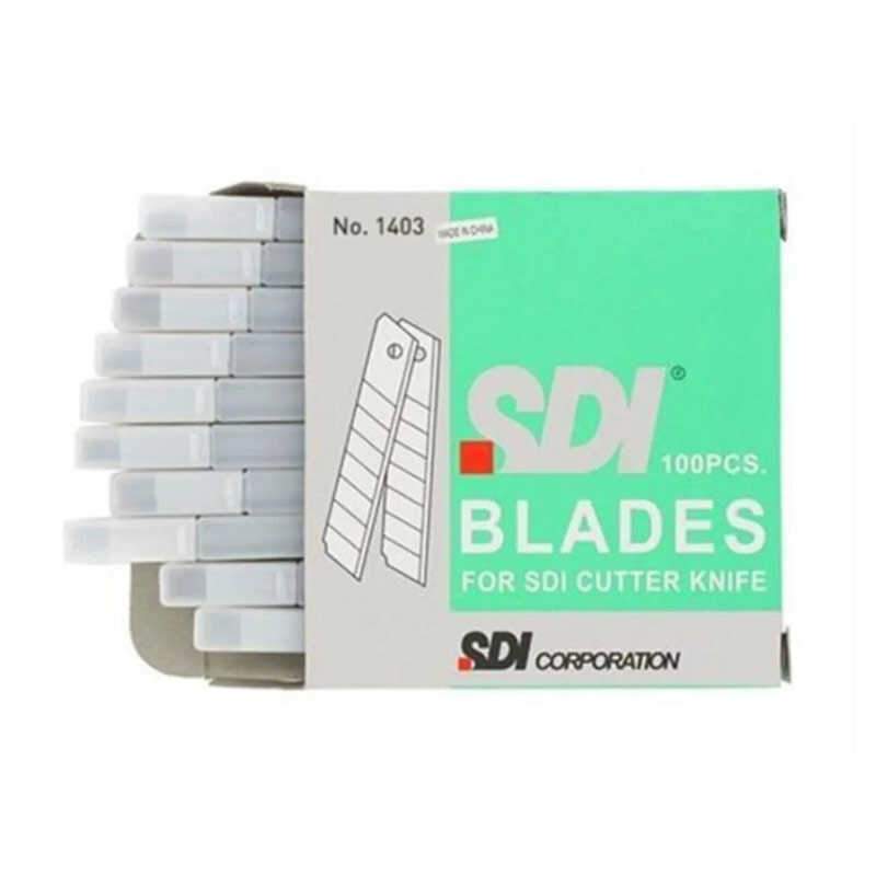 SDI 1403 Maket Bıçağı Yedeği Dar 100'lü Kutu