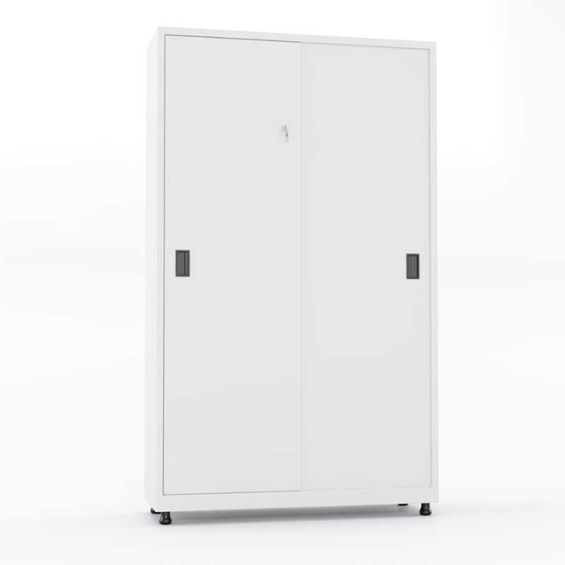 Dosya Dolabı Sürgülü Kapaklı Beyaz T-DSYG01-S