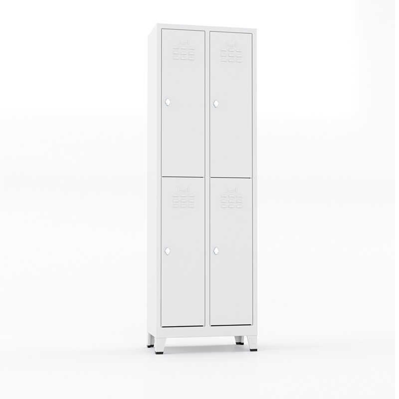Metal Standart Soyunma Dolabı 4 Lü T-E04
