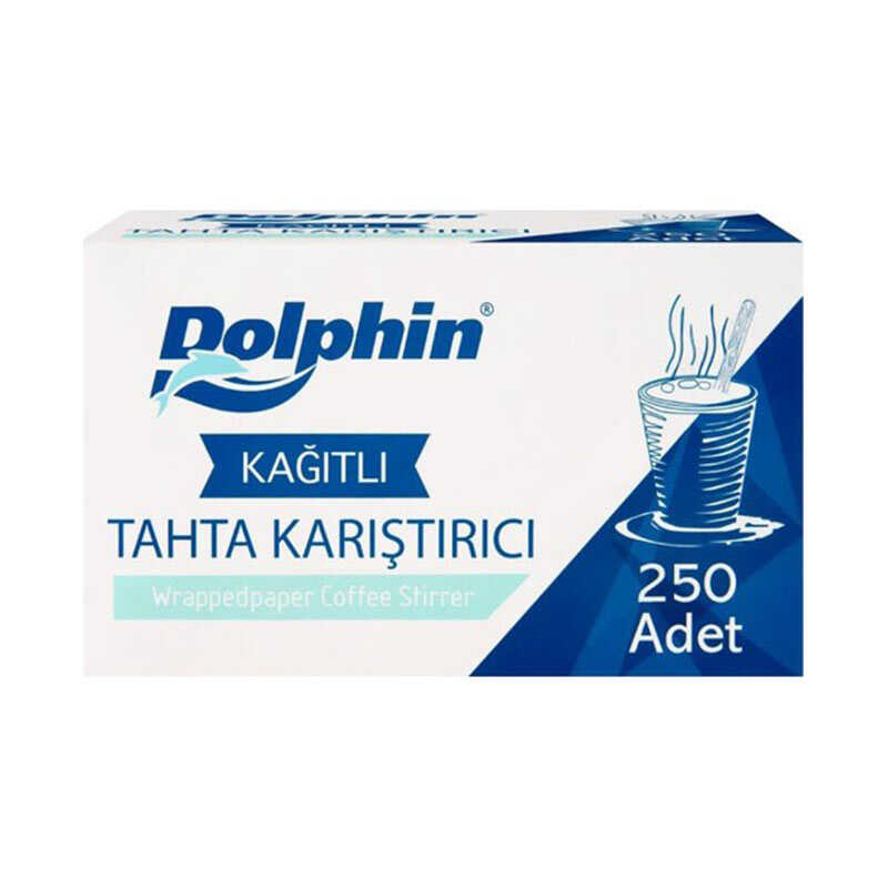 Dolphin Sargılı Ahşap Karıştırıcı 11 cm 250 Adet