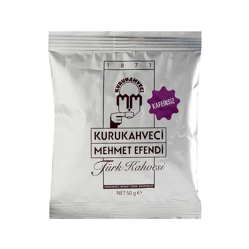 Kurukahveci Mehmet Efendi Kafeinsiz Türk Kahvesi 50 g
