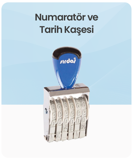 Numaratör ve Tarih Kaşesi kategorisi için resim