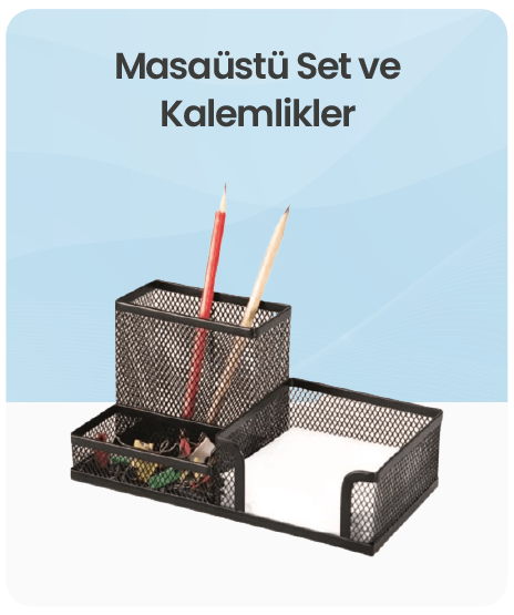 Masaüstü Set ve Kalemlikler kategorisi için resim