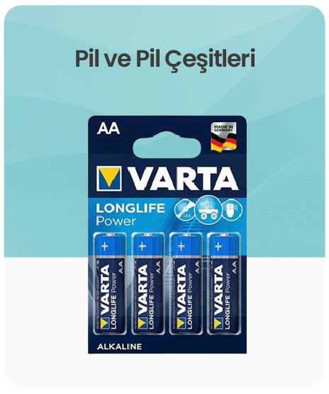 Pil ve Pil Çeşitleri kategorisi için resim