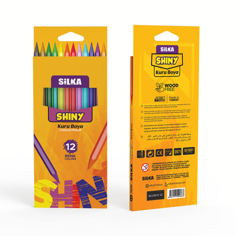 Silka Shiny Kuruboya 12 Renk Tam Boy Art.K01 resmi