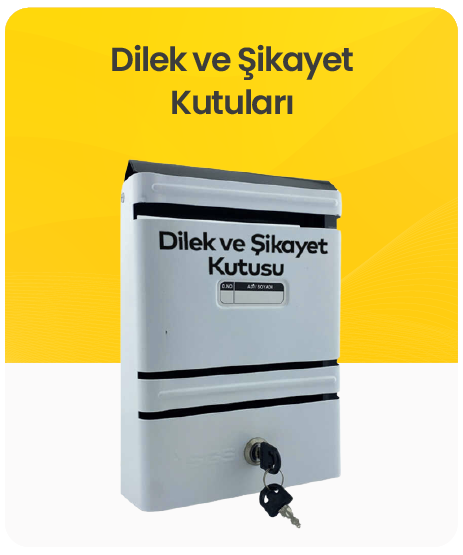 Dilek ve Şikayet Kutuları  kategorisi için resim
