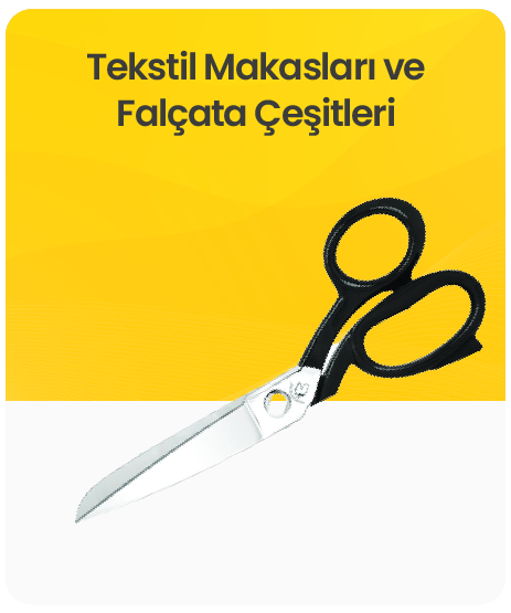 Tekstil Makasları ve Falçata Çeşitleri kategorisi için resim